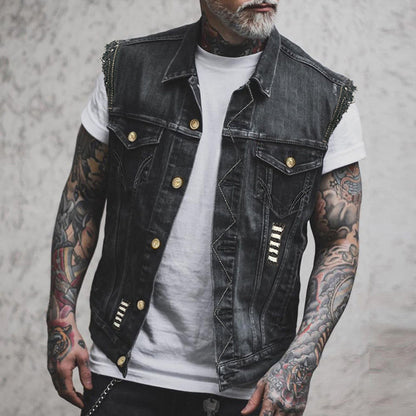 Herren Denim-Westen Stylisch