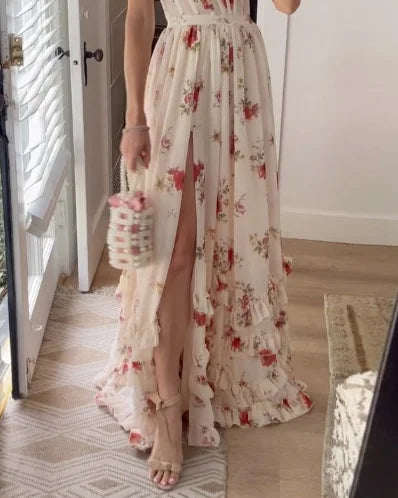 Elegantes Damenkleid Festlich Seide