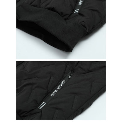 Herren Winterjacke Fleece Reißverschluss Oliviero