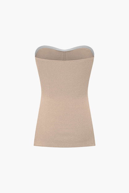 Damen Zweiteiler-Set Bustier- und Shorts Elegantes Design