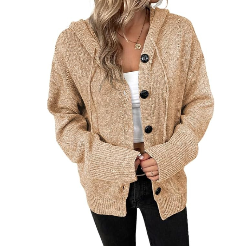 Damen Langstrickcardigan Warm