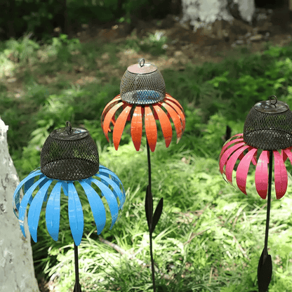 FloraBird Kegelblumen Vogelfutterhaus Holz