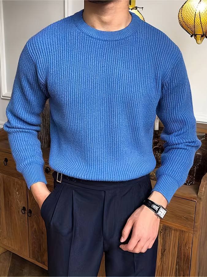 Norvielle Herren Pullover Warm Bequem