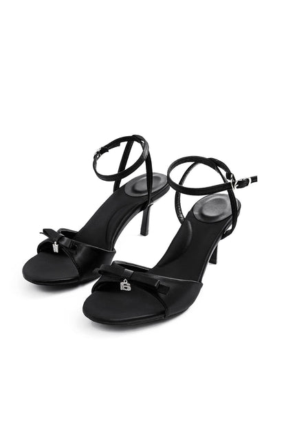 Luvé Damen Sandaletten Absatz Schwarz - Norvielle