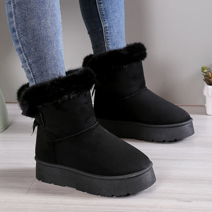 Damen Winterstiefel Warmes Plüschfutter