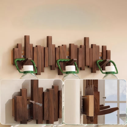 Holzgarderobe Mit Flexiblen Magnethaken Stilvoll