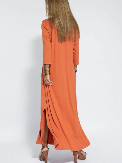 Norvielle Damen Langkleid Schlankmachend