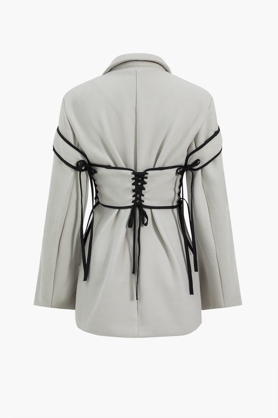 Damen Zweiteiler-Set Blazer Korsett-Schnürung