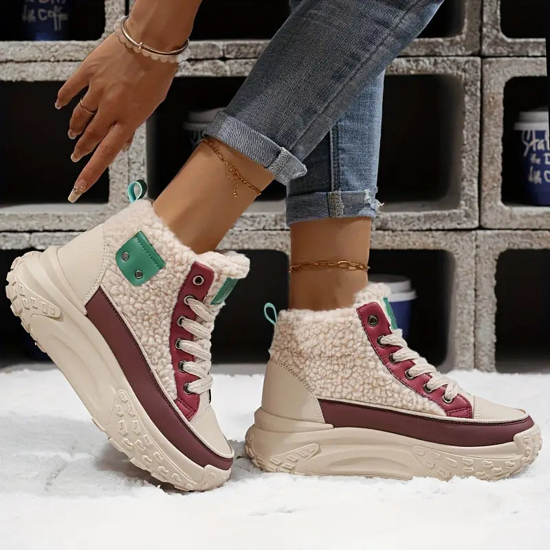 Damen Gefütterte Winterschuhe Norvielle Warm