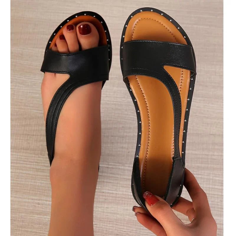 Norvielle Damen Steppers Sandalen Bezugsabsatz - Norvielle