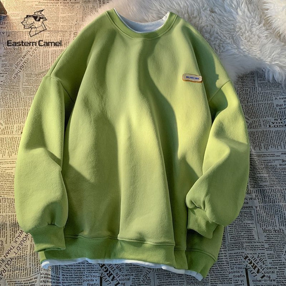 Damen Sweatshirt Rundhalsausschnitt Langarm Derna - Norvielle