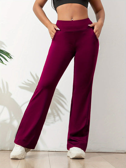Damen Yogahose Bequem Stretch
