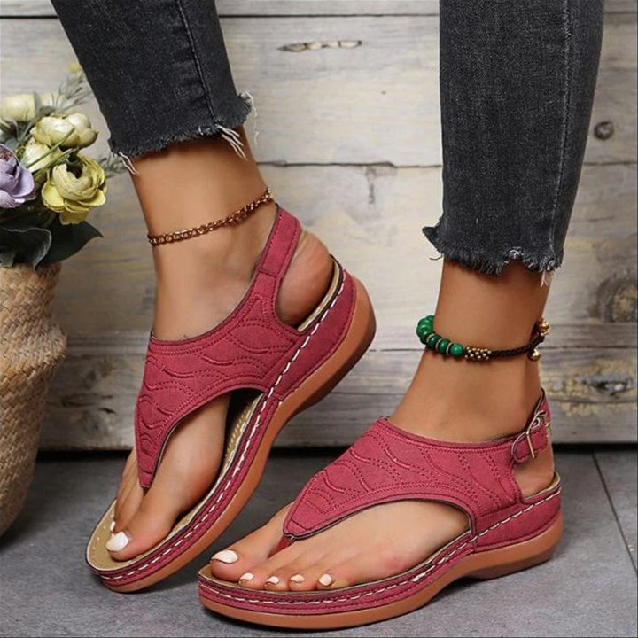 Norvielle Damen Orthopädische Strandflipflops Komfort