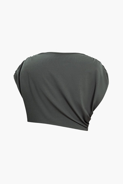 Damen Zweiteiler-Set Elegantes Drapieren