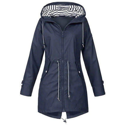 Norvielle Herren Regenjacke Wasserdicht Lang