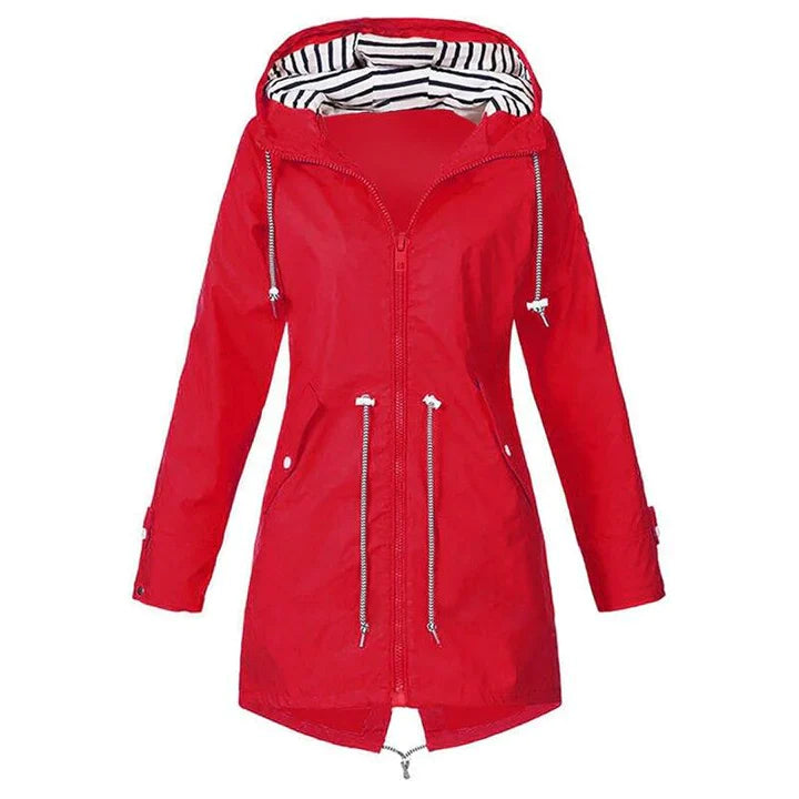 Norvielle Herren Regenjacke Wasserdicht Lang
