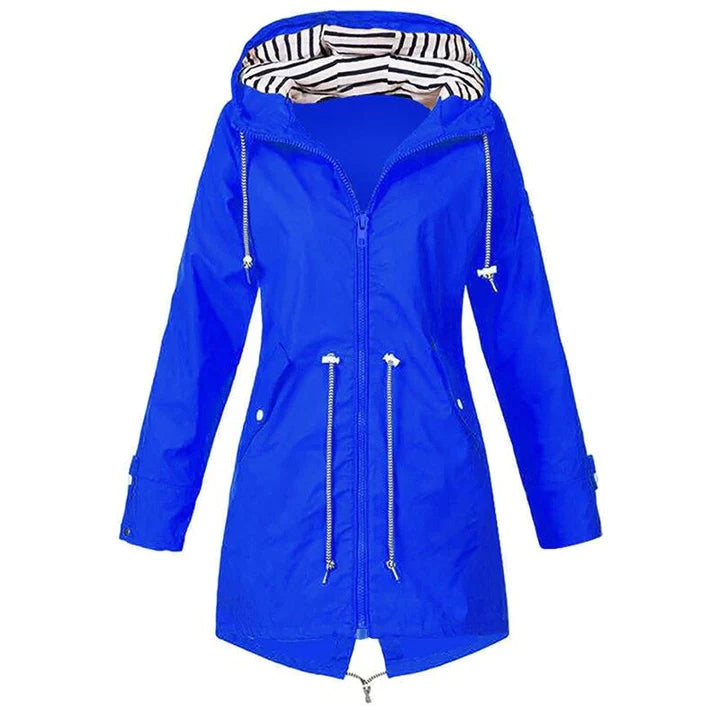 Norvielle Herren Regenjacke Wasserdicht Lang
