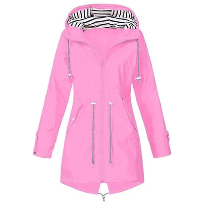 Norvielle Herren Regenjacke Wasserdicht Lang