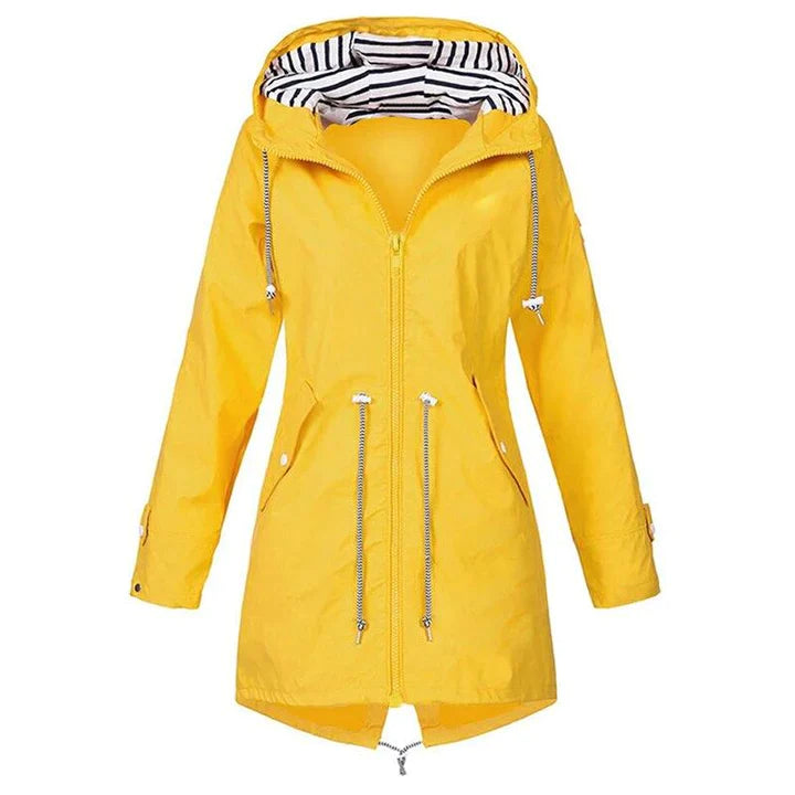 Norvielle Herren Regenjacke Wasserdicht Lang