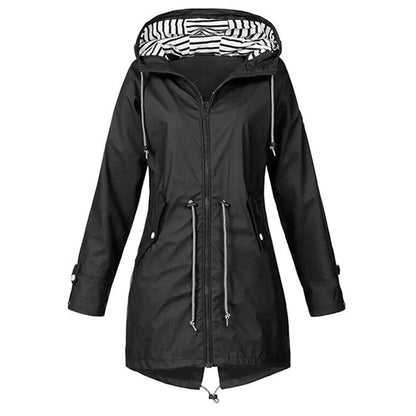 Norvielle Herren Regenjacke Wasserdicht Lang