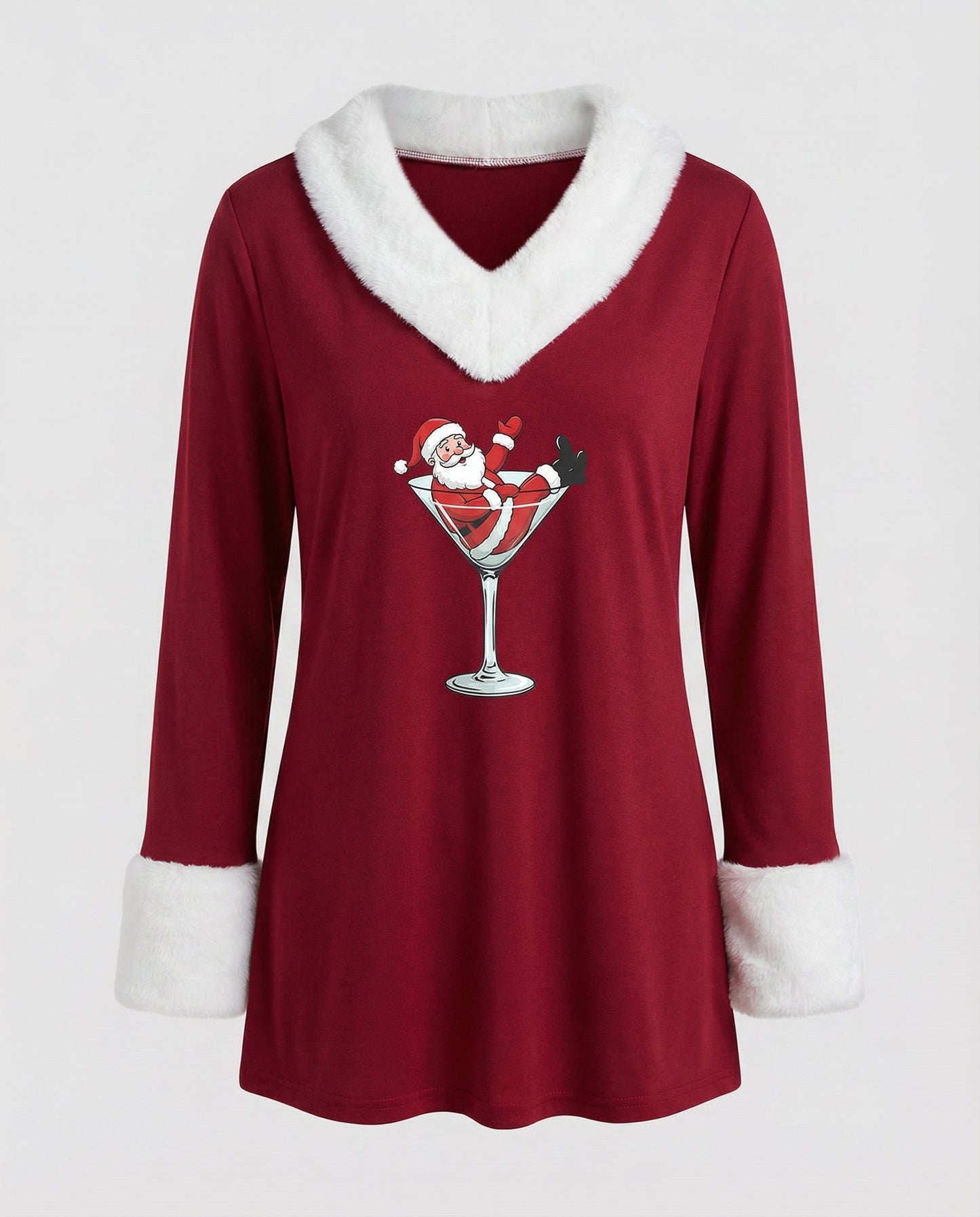 Weihnachtstopf Plüsch Damen