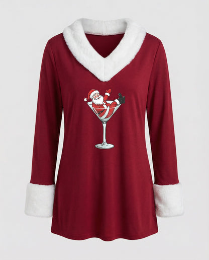 Weihnachtstopf Plüsch Damen