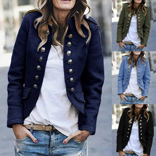 Norvielle Herren Blazer Stehkragen - Norvielle