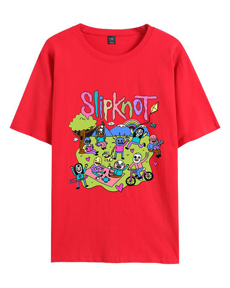 Munter Herren T-Shirt Slipknot Baumwolle