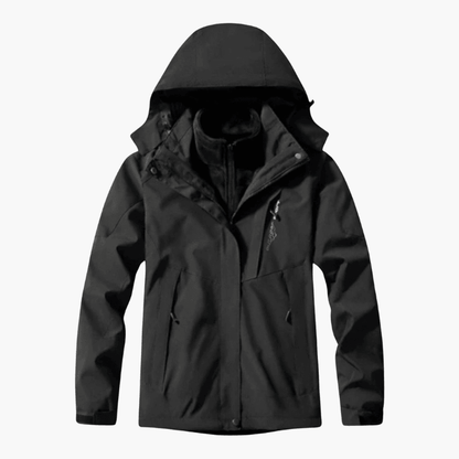 Herren Wanderjacke Lang Winter Daunen