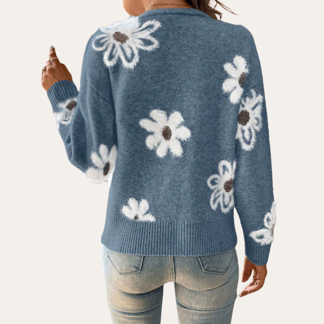 Norvielle Damen Strickcardigan Trendig - Norvielle