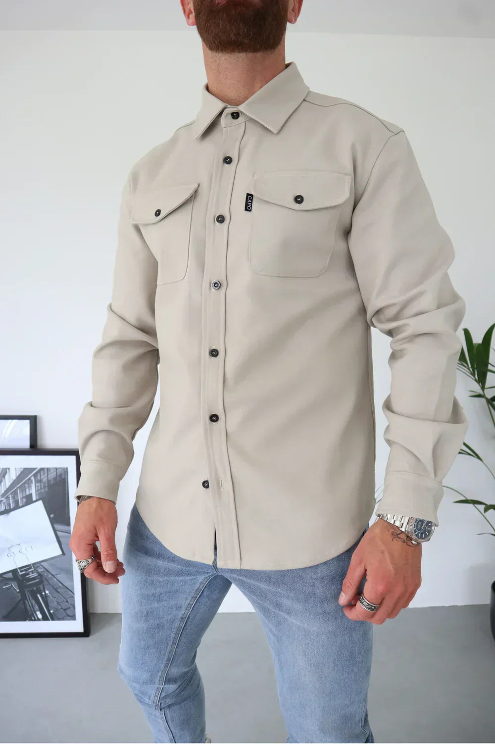 Herren Casual Hemd Baumwolle Supreme