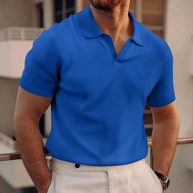 Herren Kurzarm Poloshirt Bequem