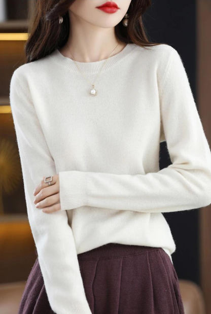 Damen Klassische Wollpullover