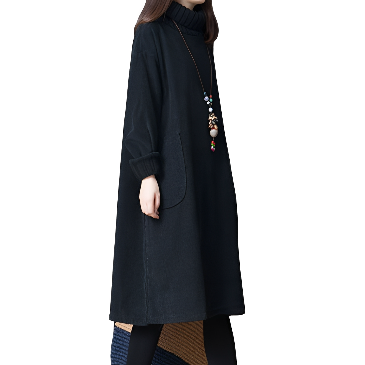 Molly Damen Cordkleid Warm Beige