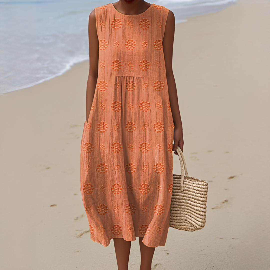 Carley Damen Sommerkleid Leicht Modisch
