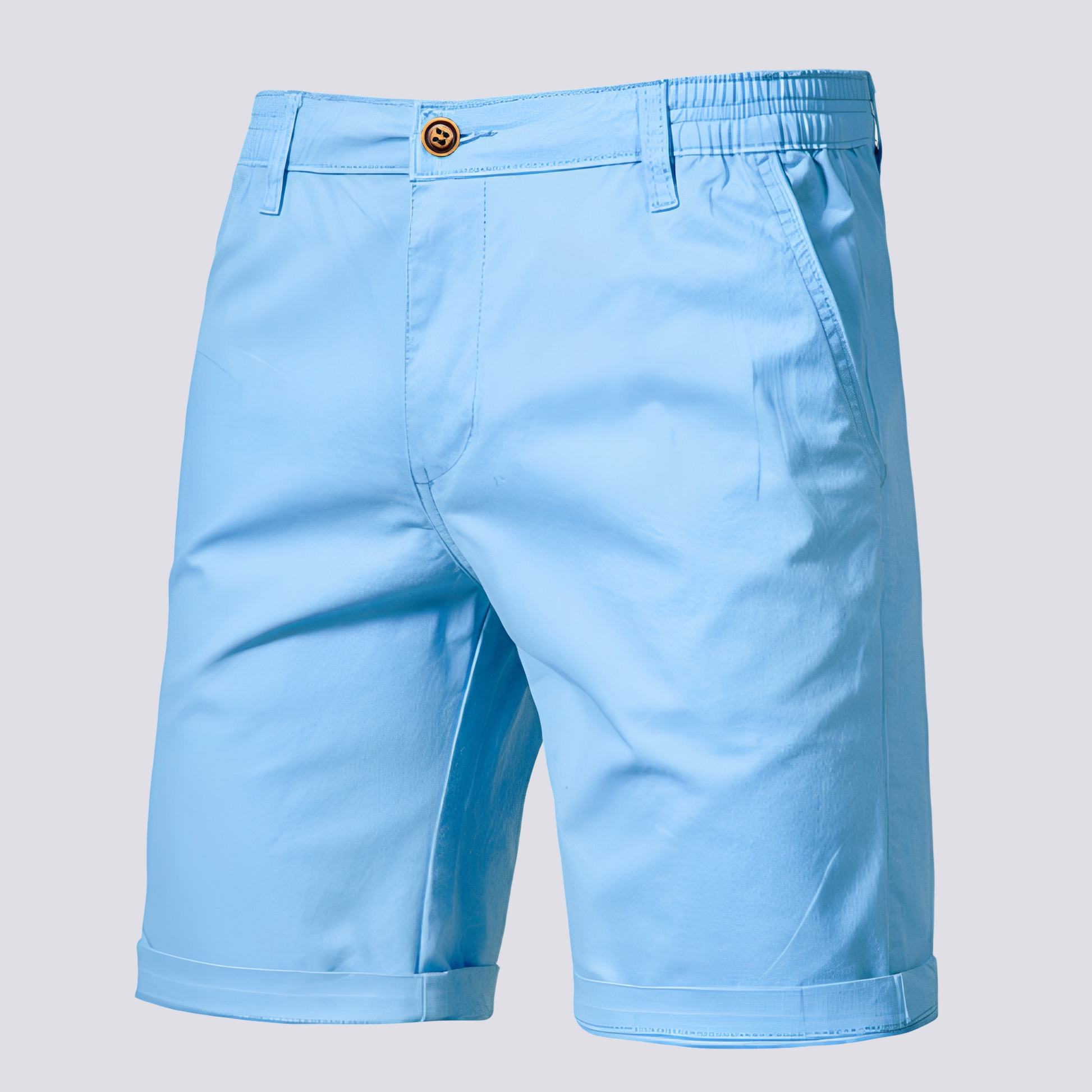 Herren Shorts Gerade Geschnitten Leicht Beige - Norvielle