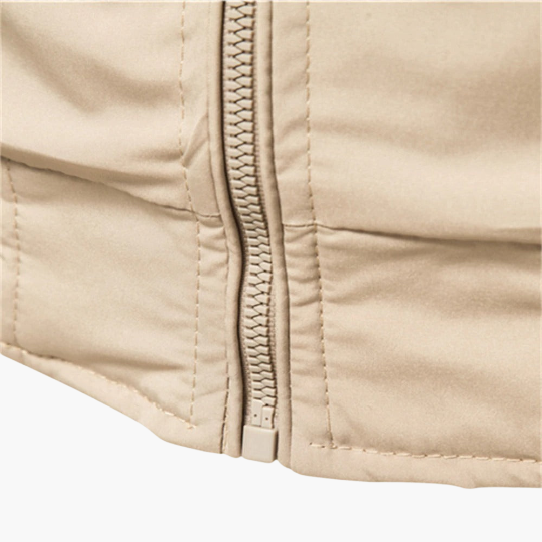 Herren Bomberjacke Reißverschluss Winterjacke