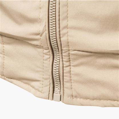Herren Bomberjacke Reißverschluss Winterjacke