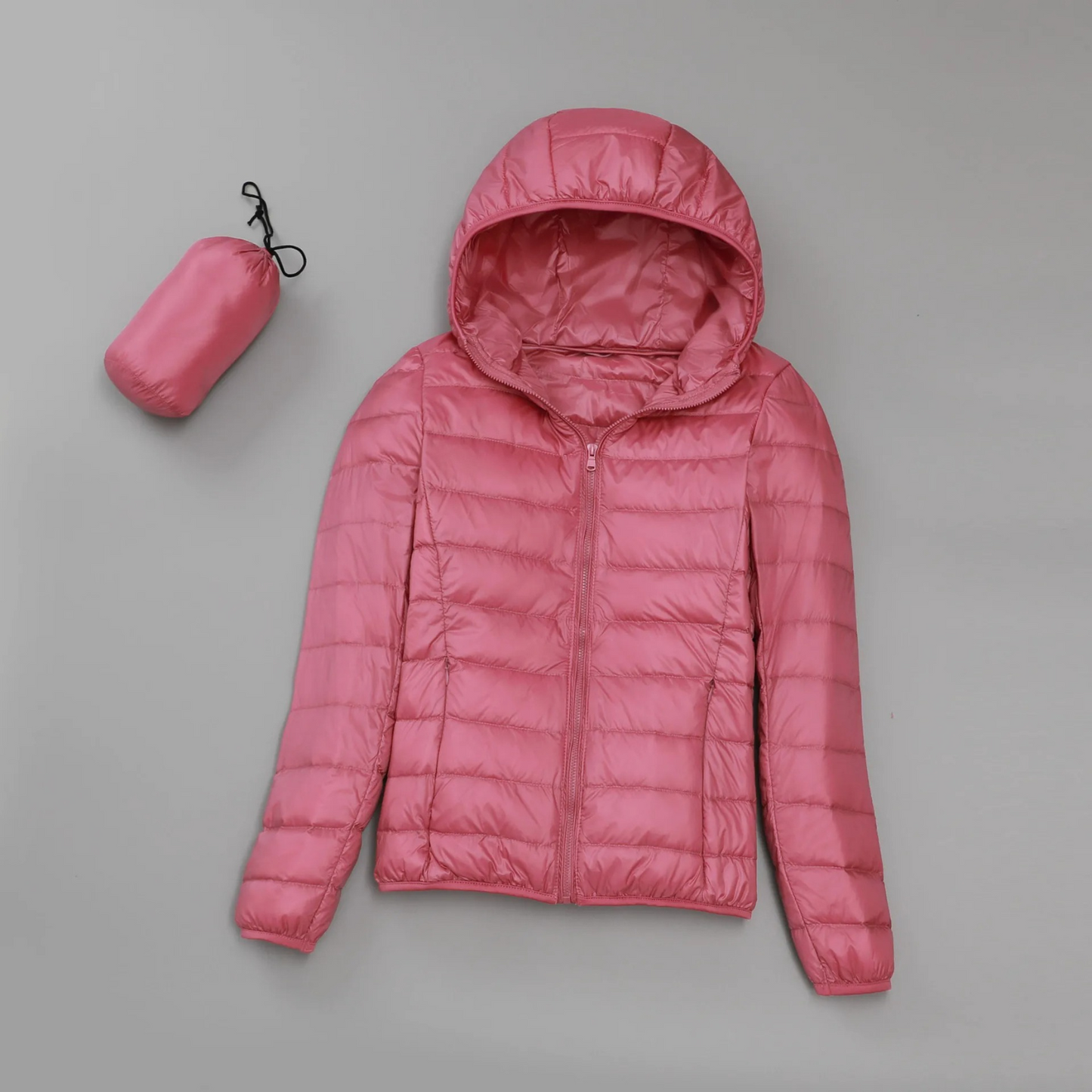 Norvielle Damen Leichtgewicht Gewatteete Jacke Mit Kapuze