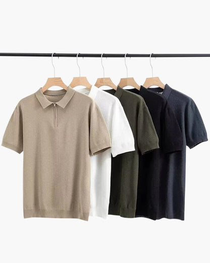 Brooks Herren Poloshirt Kurzarm Halbzipp