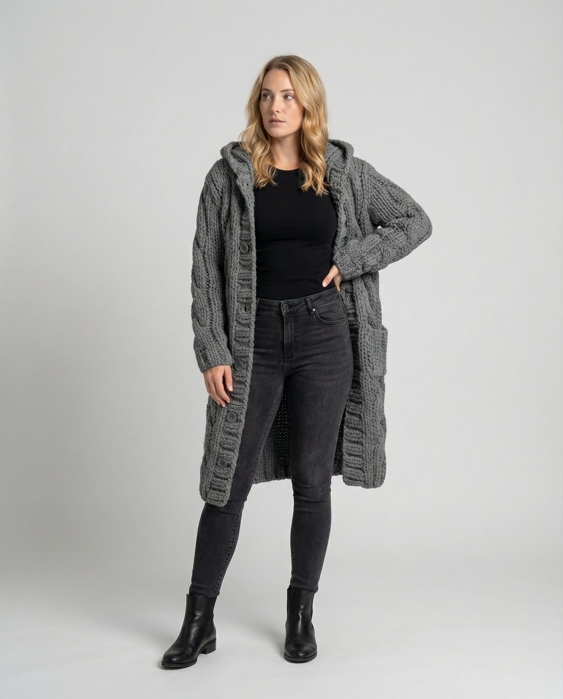Damenweste Warm Fleece Schwarz - Norvielle