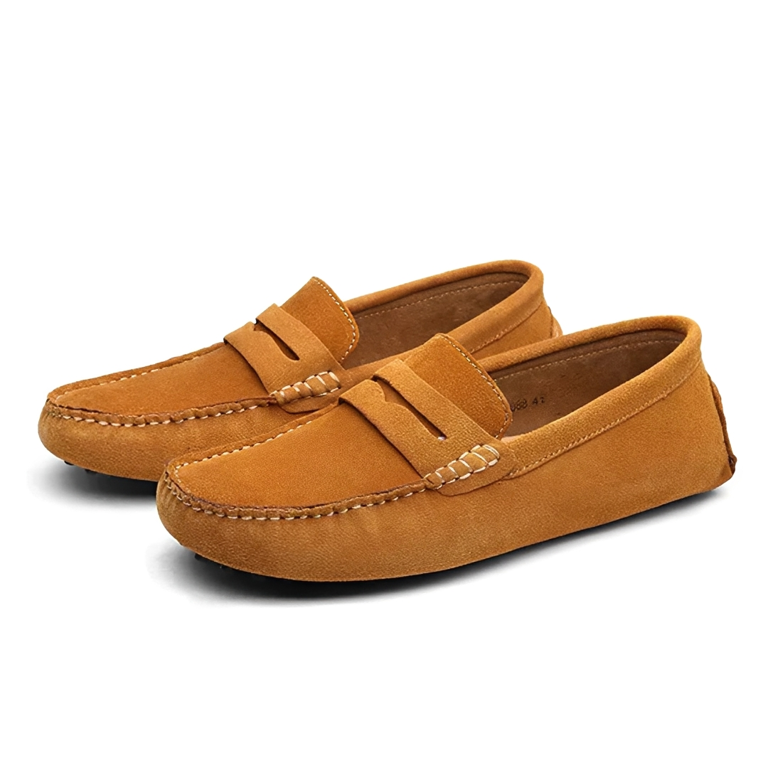 Herren Mokassins Lässiger Stil Lederschuhe Braun - Norvielle