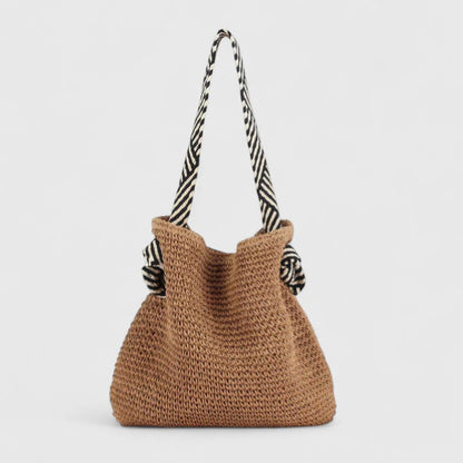 Damen Schultertasche Boho Stil Leder
