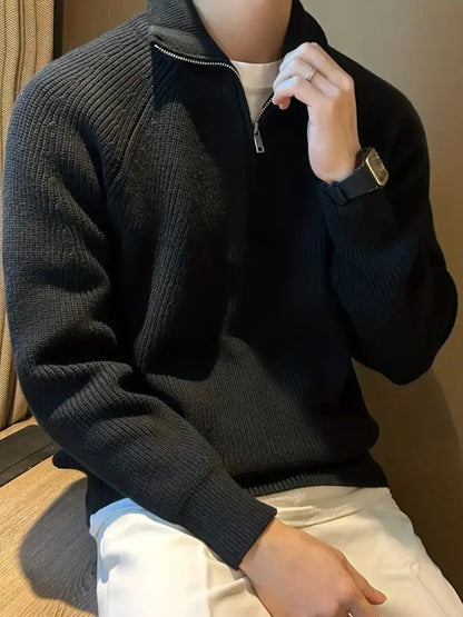 Norvielle Herren Langärmliger Strickpullover