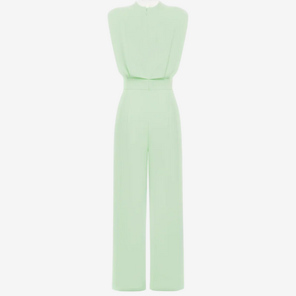 Damen Ärmellose Jumpsuit Weites Bein