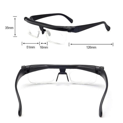 Fokus Einstellbare Lesebrille Unisex
