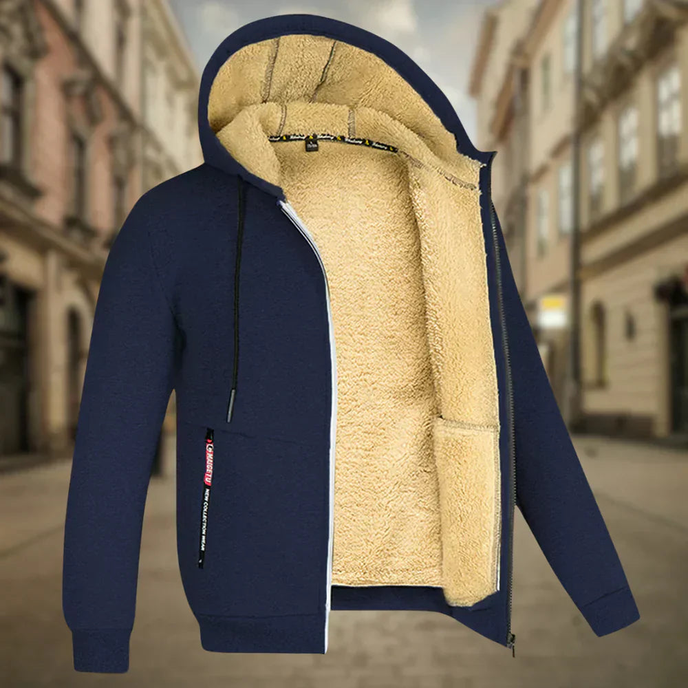 Herren Fleece Hoodie Remy
