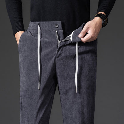 Herren Chino-Hose Cord Beige