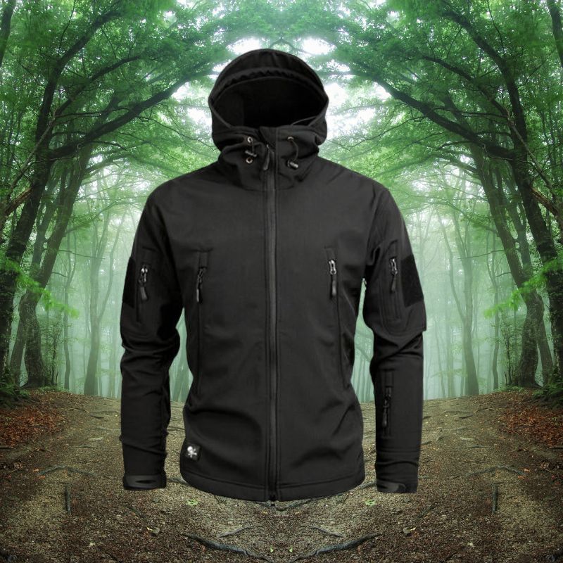 Herren Outdoor Jacke Wasserdicht Gerade Form