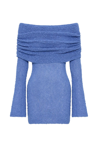 Damen Kleid Off-Shoulder Kurz